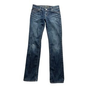 American Eagle Outfitters Straight 77 Jeans Dark Wash Denim Womens‎ Size 2 REG